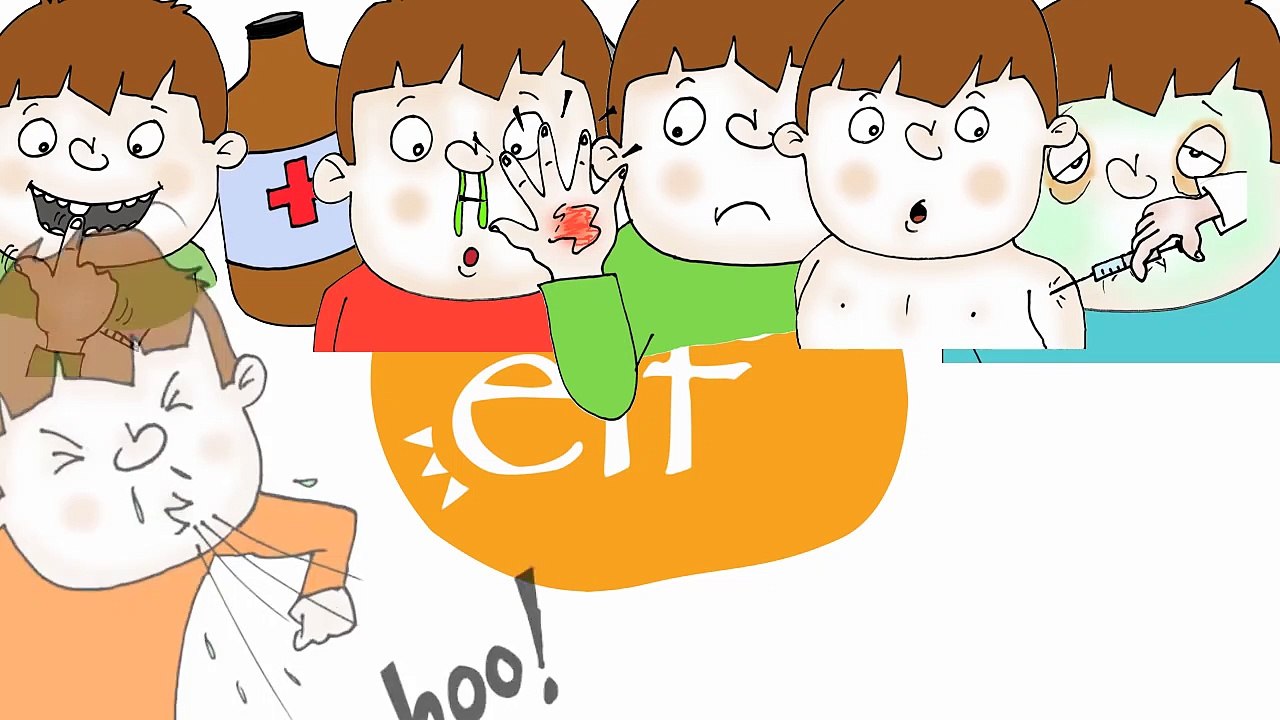 Learn Health Vocabulary - Health Phrases - Health Videos for Kids - ELF Learning-kwzc