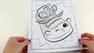 Shopkins SNEAKY WEDGE Speed Coloring Book Page with Markers-0l