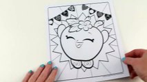 Shopkins APPLE BLOSSOM Speed Coloring Book with Markers-PWg8sv