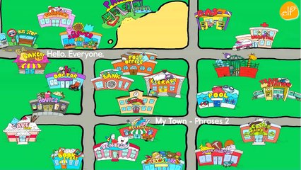 My Town Phrases (#2) - City Vocabulary - Places For Kids - Know Your City-yzfMUrpN-