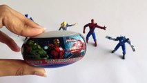 GIANT AVENGERS Surprise Eggs Compilation Play Doh - Marvel Spiderman Hulk Ironman Thor Toys-w6T00dmF