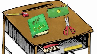Learn My School Vocabulary  - Phrases 2 -  Listen & Repeat - ELF Learning - ELF Kids Videos-1vBK