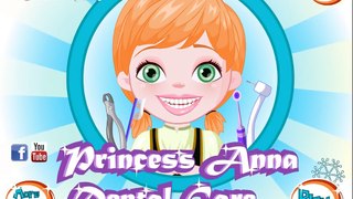 ♛ Disney Princess Frozen Anna Real Dentist Game For Kids NEW HD
