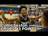 Collin Sexton Drops 43 & CLUTCH Buzzer Beater In CRAZIEST Game of the Year!! | Full Game Highlights