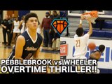 Pebblebrook vs Wheeler Round 2 Ends In THRILLING OT Fashion!! | College-Like Atmosphere