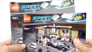 レゴ スピードチャンピオン F1 マクラーレンメルセデス ピットストップ75911 ／LEGO Speed Champions McLaren Mercedes