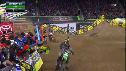 2017 Detroit Supercross 250 East Heat 2 HD