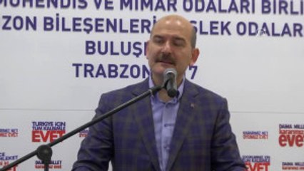 Bakan Soylu: "Faaliyetlerini Kıstığımız Bir Iki Tane Sivil Toplum Örgütünün Sesi Bazen...
