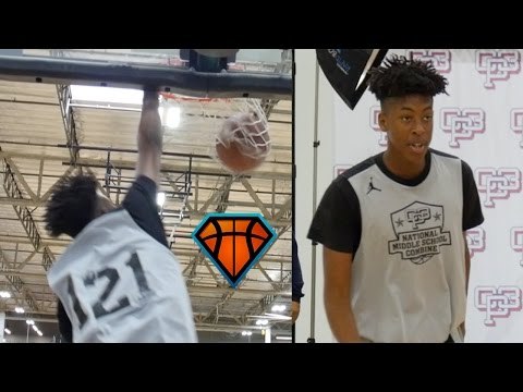 7th Grader Gregg Glenn Throws It DOWN During The Opening Game of The CP3NMSC!!