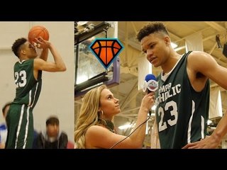 Kevin Knox Put On a SHOW In Front of Duke & UNC Fans At #TheJohnWall!! | Greek Freak 2.0?!