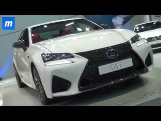 Lexus GS F exterior e interior @ Salón de Barcelona 2015
