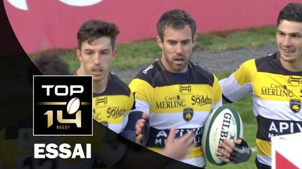 TOP 14 ‐ Essai Brock JAMES (LAR) – Pau-La Rochelle – J22 – Saison 2016/2017