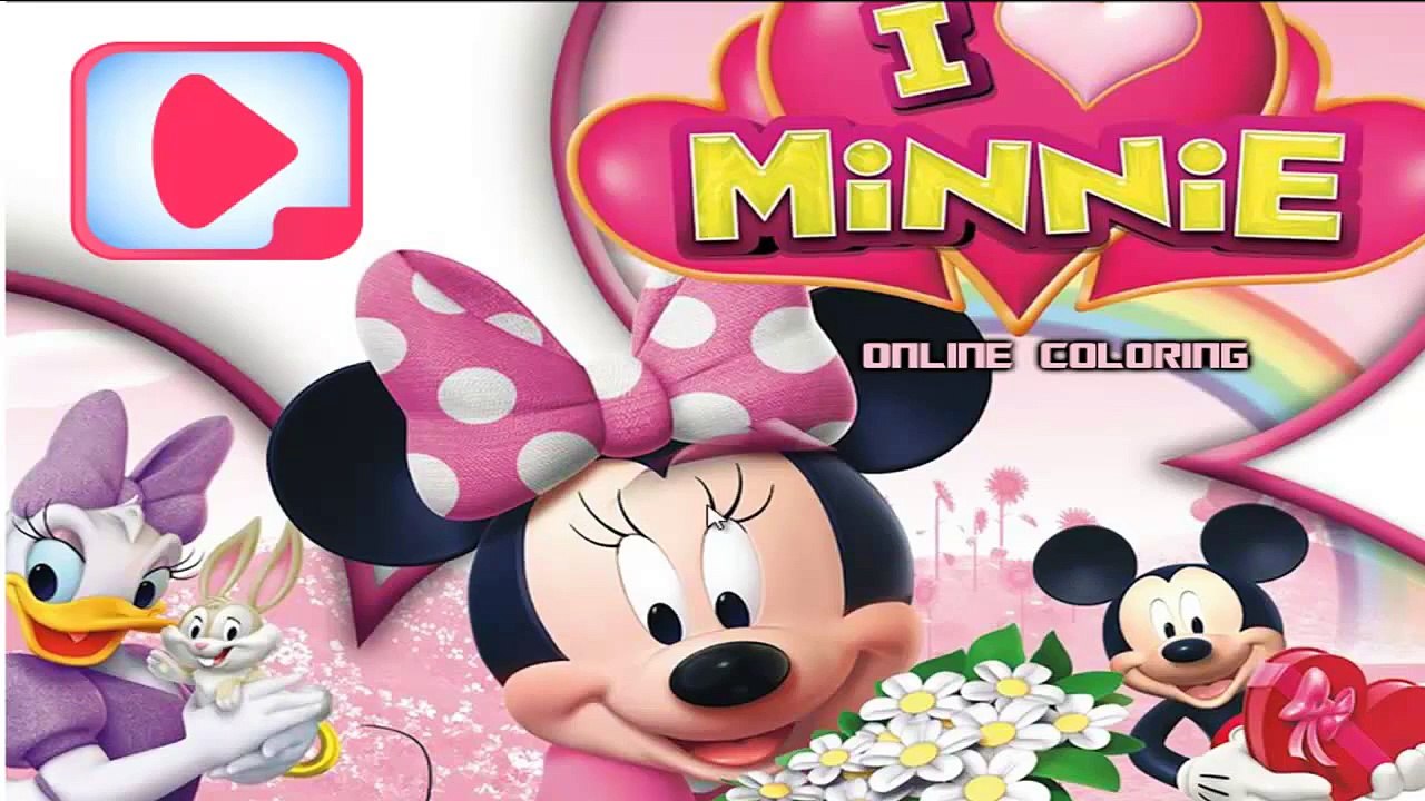 Minnie Mouse Coloring Games - Minnie Mouse Coloring Pages Online