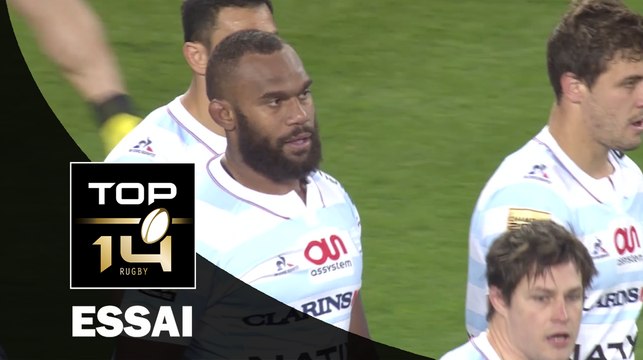 TOP 14 ‐ Essai Leone NAKARAWA (R92) – Racing 92-Clermont – J22 – Saison 2016/2017