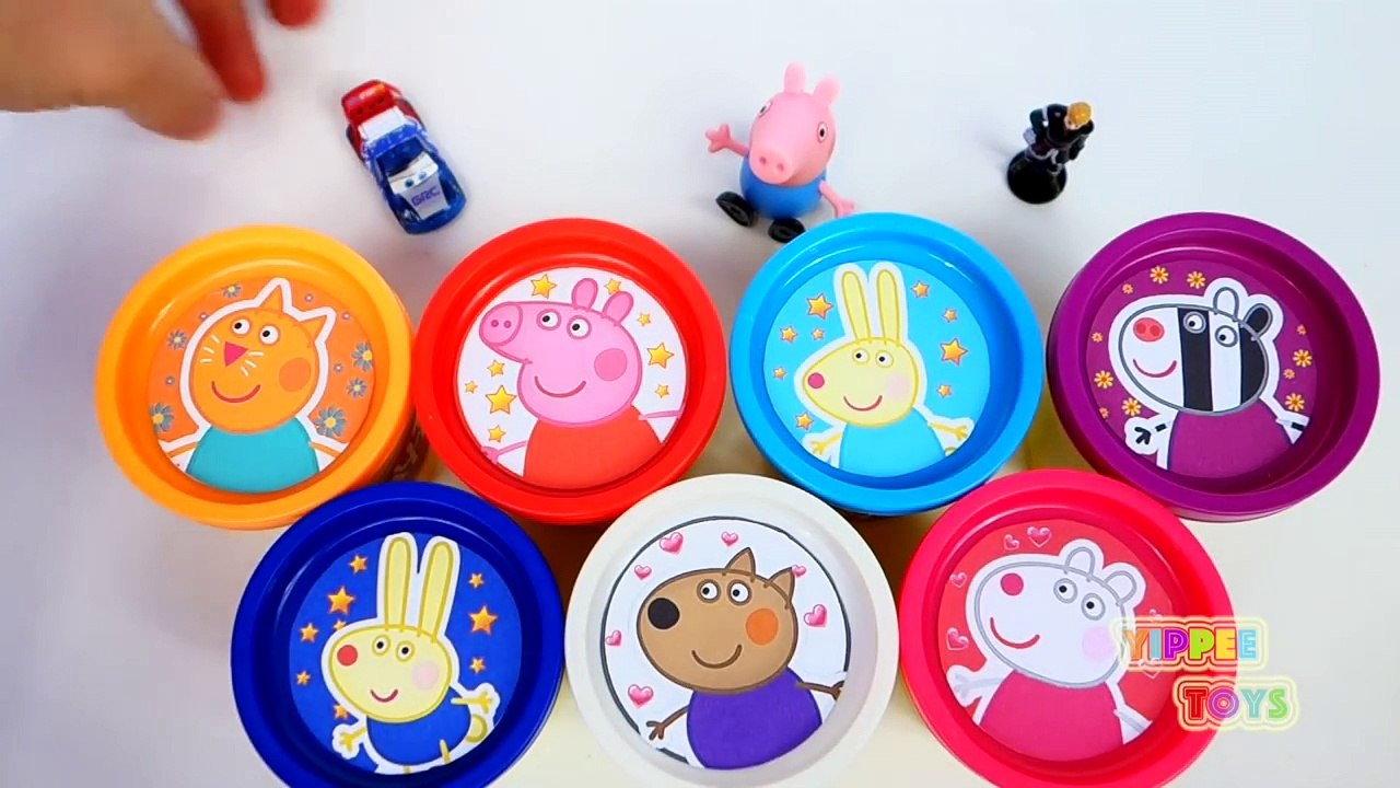 Peppa Pig Surprise Egg Toys Spongebob Shopkins Play Doh Eggs Thomas Minions Cars Frozen