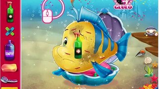 Baby Ariel Taking Care Of Flounder Baby Games - Disney Princess Game HD