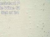 Carlisle 564307 Alibi ShatterResistant Plastic White Wine Glass 11 oz Set of 24