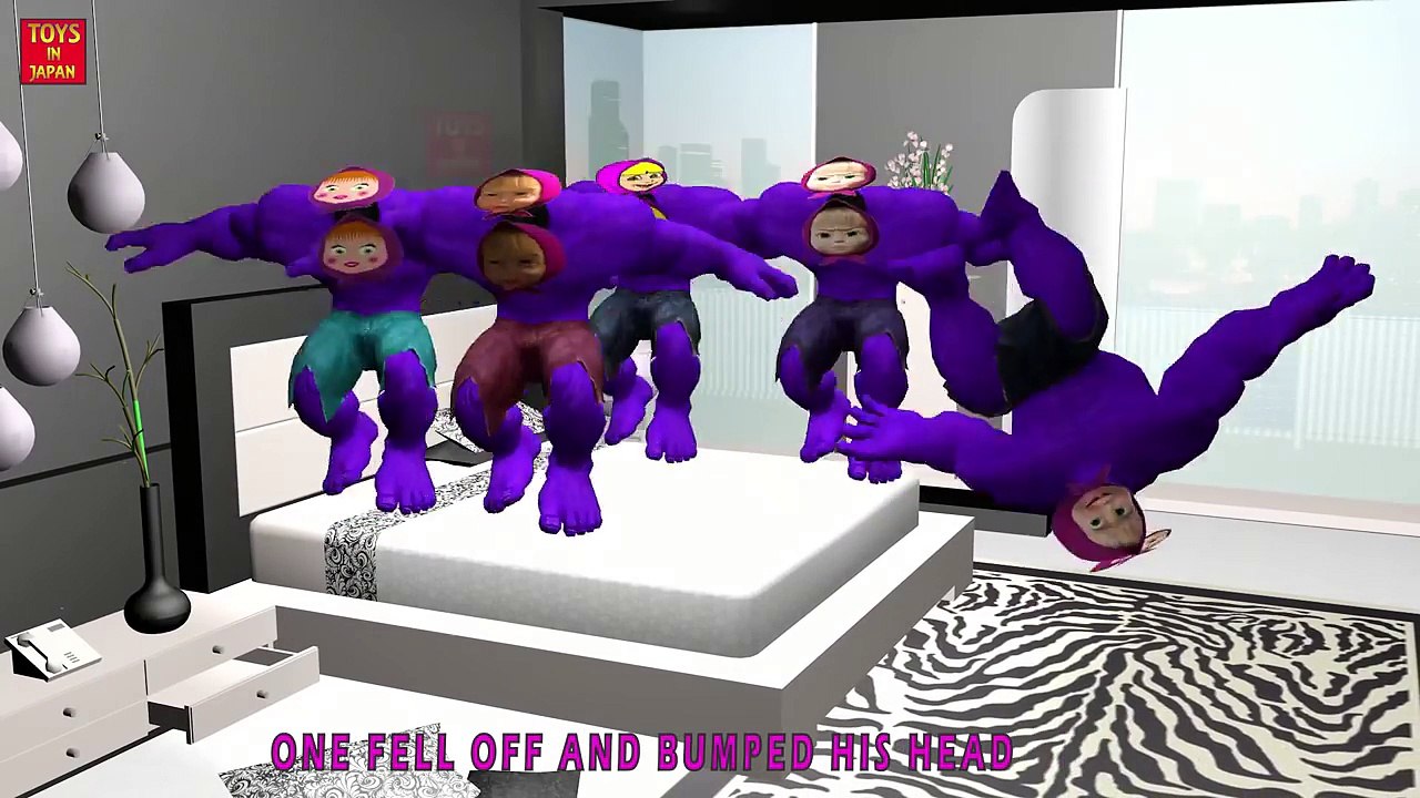 5 Little MINIONS Jumping On The Bed | Kids Songs Nursery Rhymes Children Songs | 3D Animat