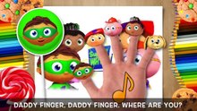 Lollipop Super Why Drawing Finger Family Song!