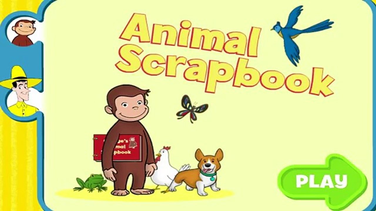 Curious George - Animal Scrapbook Full Episode Educational Cartoon