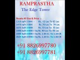 Ramprastha Edge Tower 2 BHK Best Deal 62 Lac Sector 37D Gurgaon Haryana India Call  91 8826997780