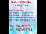 Ramprastha Edge Tower 2 BHK Best Deal 62 Lac Sector 37D Gurgaon Haryana India Call +91 8826997780