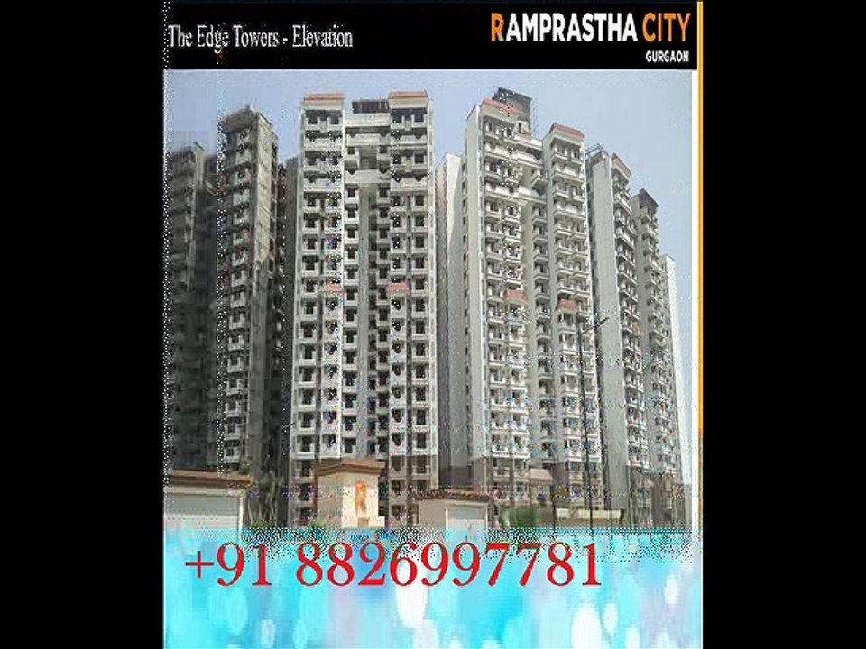 Edge Tower 4 BHK 2390 SQ.FT Best Property Best Price In Ramprastha City Sec 37D Gurgaon Call +91 8826997781