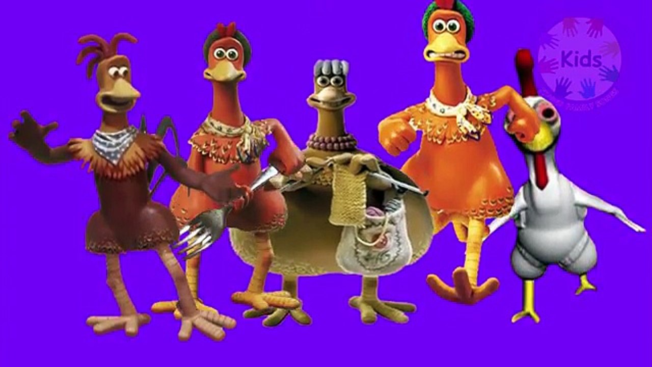 Chiken Run Finger Family | KIDS FINGER FAMILY SONGS | Daddy Finger Song