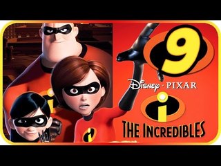 The Incredibles Walkthrough Part 9 (PS2, Gamecube, XBOX, PC) Movie Game Level 9