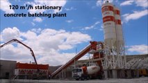 insmakina Stationary concrete batching plants - sabit beton santrali  120 m3 saat-SD