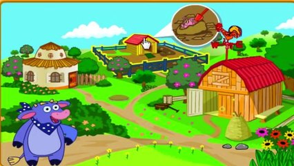 Dora The Explorer - Dora Saves the Farm Game. Full Episodes in English 2016 #Dora_games (H