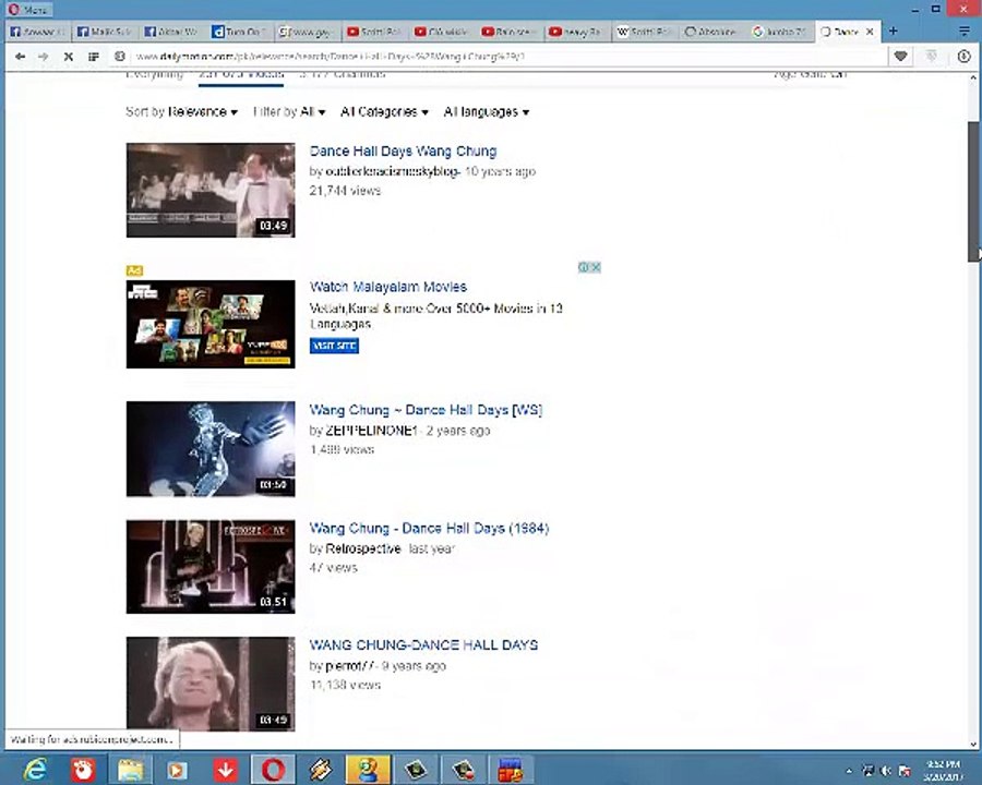Another one of My Video rejected by CIA by Bribing Corrupt Dailymotion, when there was no copyright Issue Dance Hall Days by Wang Chung. Corruption of CIA and Dailymotiion EXPOSED