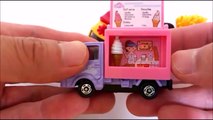 Learning Special Food Trucks and more for kids with tomica トミカ toy story