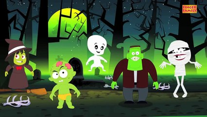 Skeleton Finger Family Rhymes | Funny Colors Skeleton Rhymes | Kids Preschool Learning Son