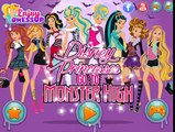 Disney Princesses Go To Monster High - Elsa and Anna Monster High Game