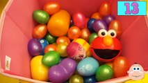 NEW Huge 101 Surprise Egg Opening Kinder Surprise Elmo Disney Pixar Cars Mickey Minnie Mou