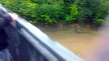 Audi Q7 in water got stuck fail river car im Wasser Hochwasser Fluss steckenbleiben Auto http://BestDramaTv.Net