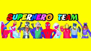 Spiderman vs Joker vs Pink Spidergirl - Epic Pool Battle! - Venom, Two Face, Joker Girl, Two-Face-XRKDjl