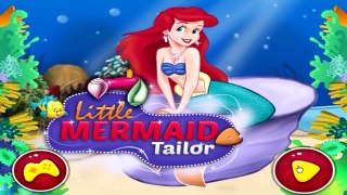 Princess Ariel The Little Mermaid Fashion Dress up Makeover & Tailor Game Compilation for