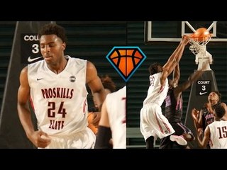 6'11 Mitchell Robinson Will DOMINATE At Western Kentucky!! | Nike EYBL Highlights