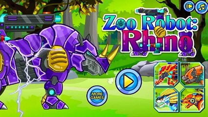 Динозавр Игры Дети Дворец играть носорог робот зоопарк |