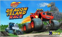 Blaze and the Monster Machines - Blaze: Dragon Island Race Gameplay