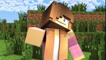 Minecraft vs Real Life_ How to Cut Trees! (Minecraft Animation)