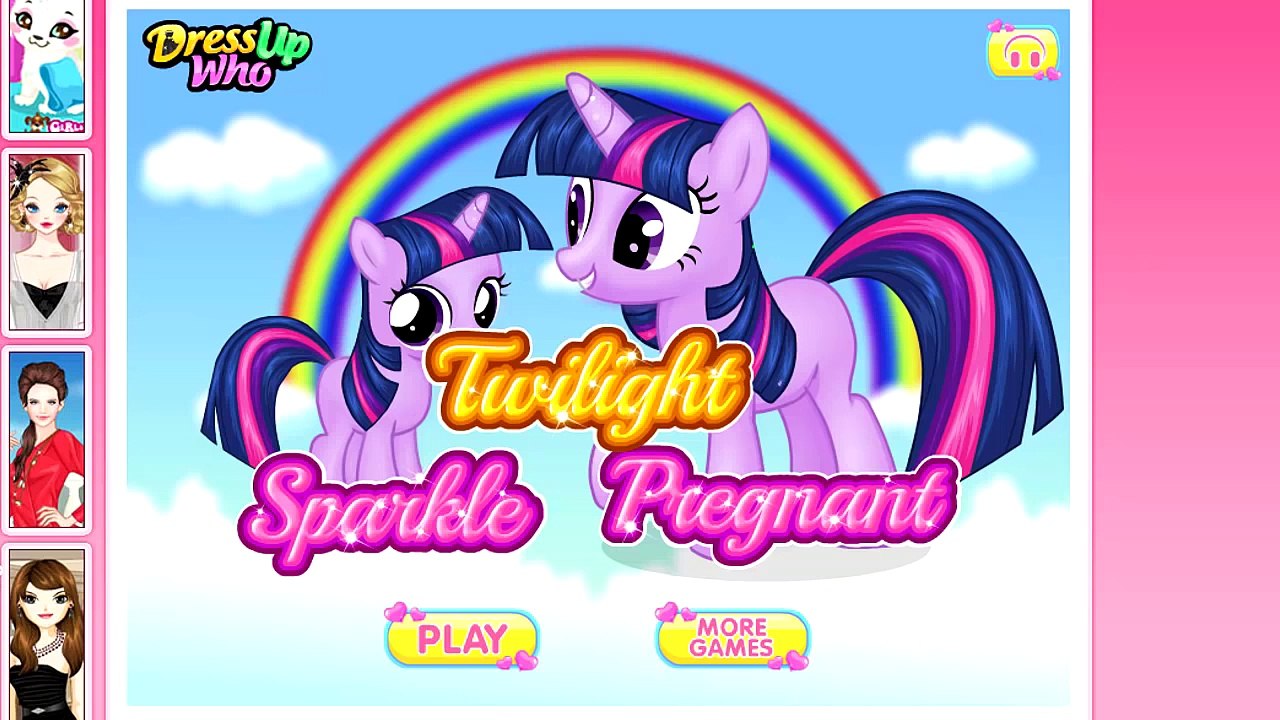 My Little Pony PREGNANT Twilight Sparkle Rainbow Dash Gives Birth Baby Care - MLP Games fo