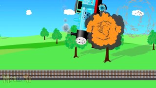 Red Train For Kids - Car Wash - Trains For Children
