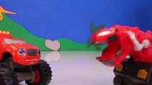 DINOTRUX Toys Ty RUX (Dinosaurs & Trucks) Gets Help from BLAZE AND THE MONSTER MACHINES Toypals.tv-zeDzI
