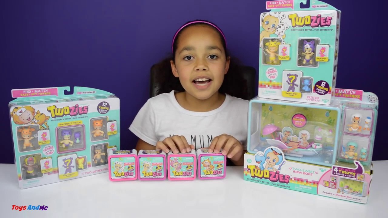 TWOZIES Two Sweet Row Boat - Exclusive Babies & Pets - Twozies Friends & Surprise Packs-IPw6el