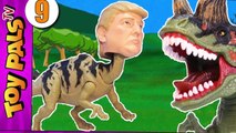 TRUMPOSAURUS Dinosaurs Revenge Jurassic Park World Toys Dinosaur Toy Kids Videos 9-gQ