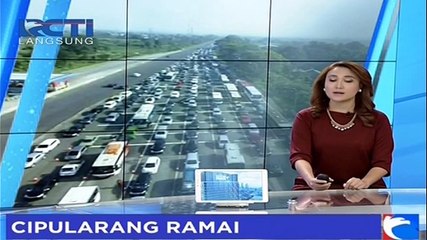 Ruas Tol Cipularang Ramai Lancar
