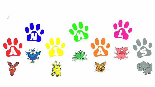 Animals Chant 1 - Animals Vocabulary for Children by Elf Learning Videos-fa